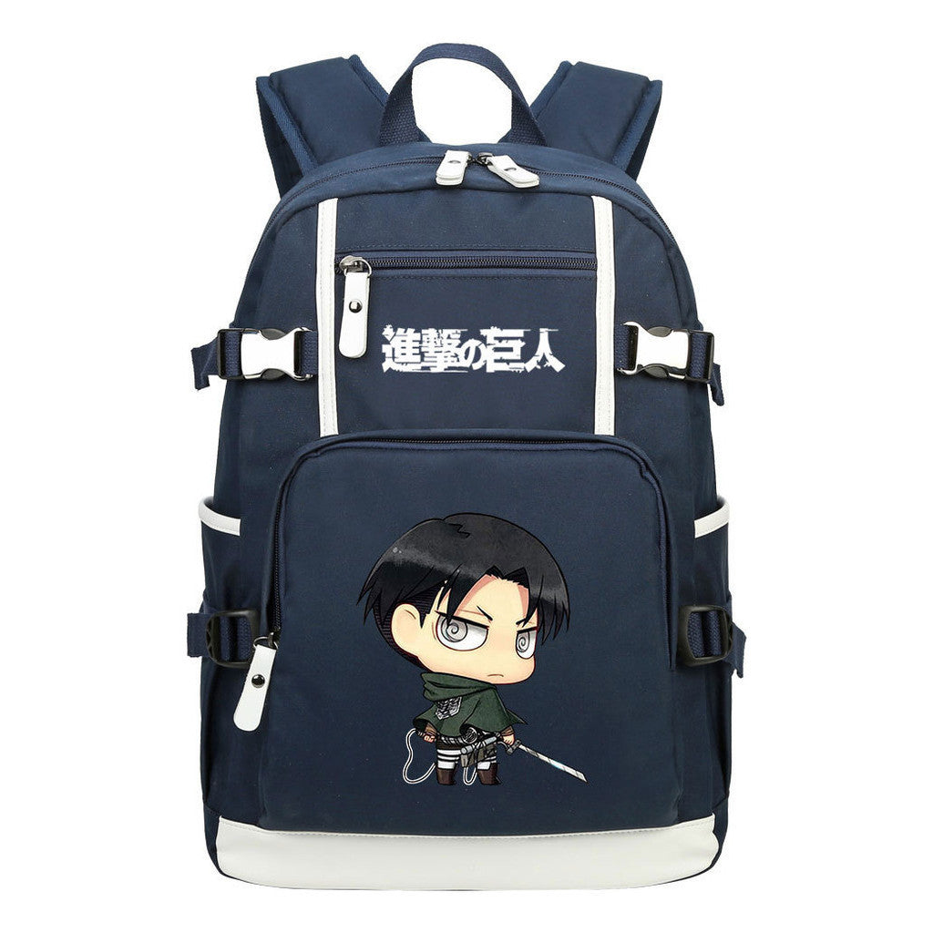 Giant Soldier Captain Alan Of Anime Attack Student Backpacks, Men's And Women's Backpacks, Leisure Travel Backpacks, Backpacks