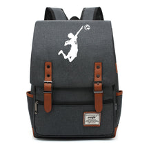 Volleyball Youth Printed Student School Bag Casual Belt Buckle Classic Backpack