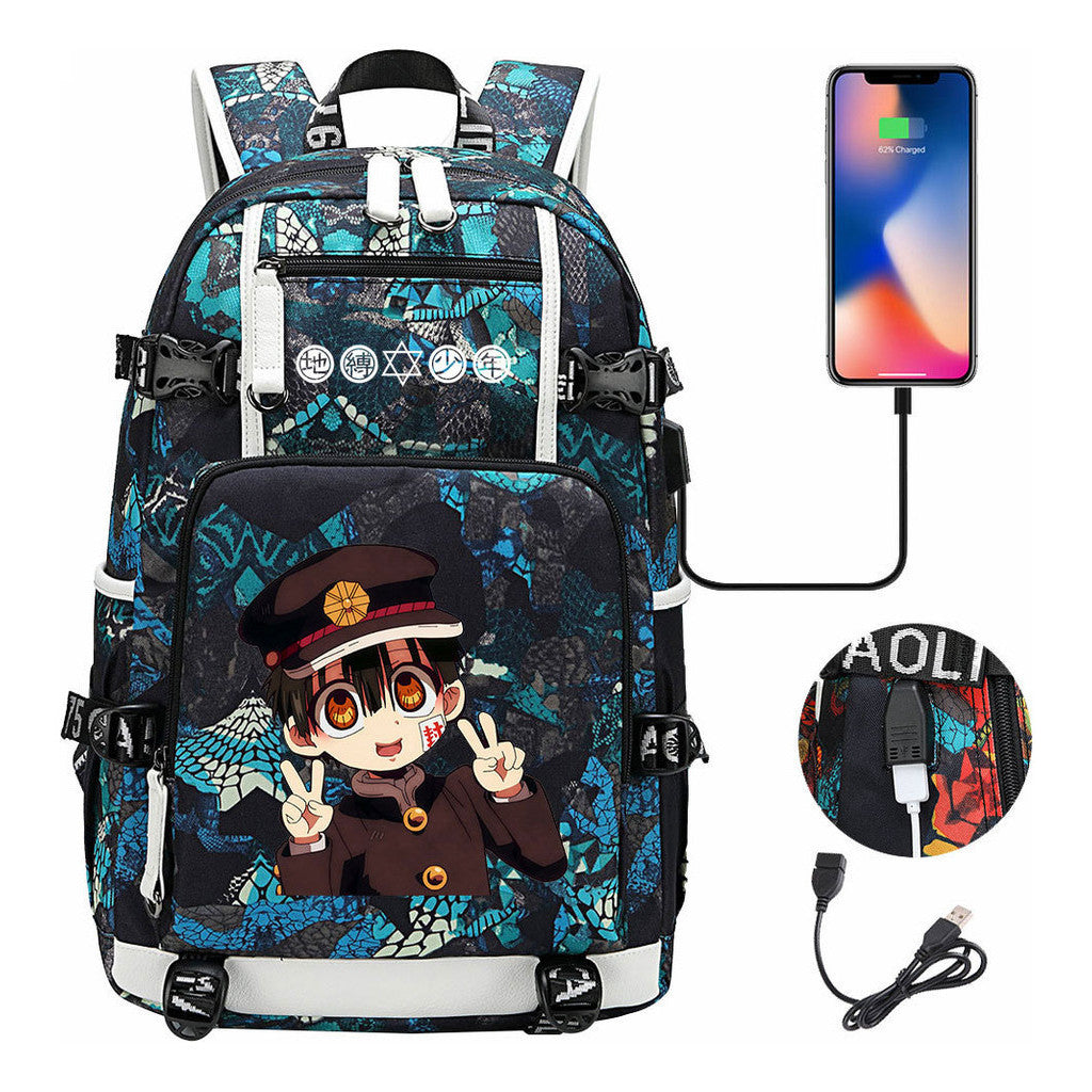 Usb Large Capacity Youth Student Backpack For Men And Women's Leisure Travel Backpack