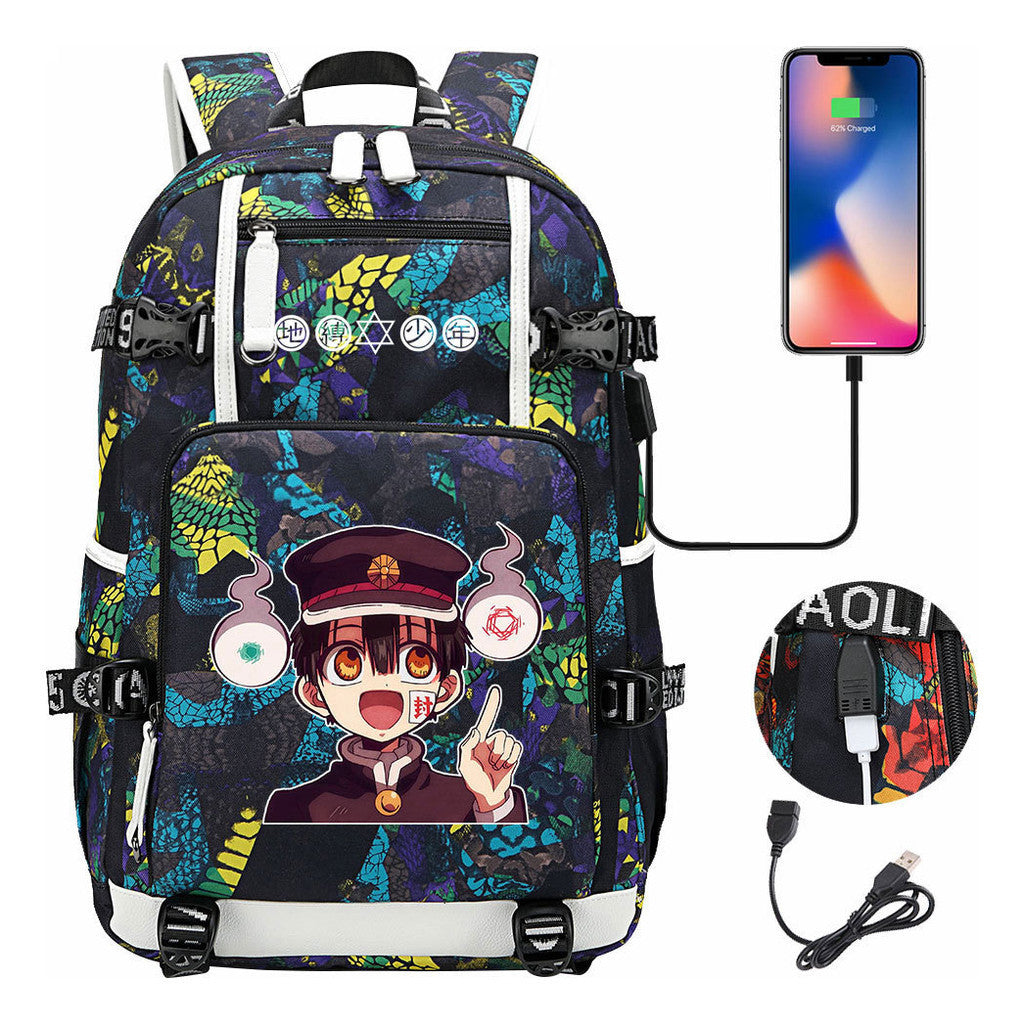 Usb Large Capacity Youth Student Backpack For Men And Women's Leisure Travel Backpack