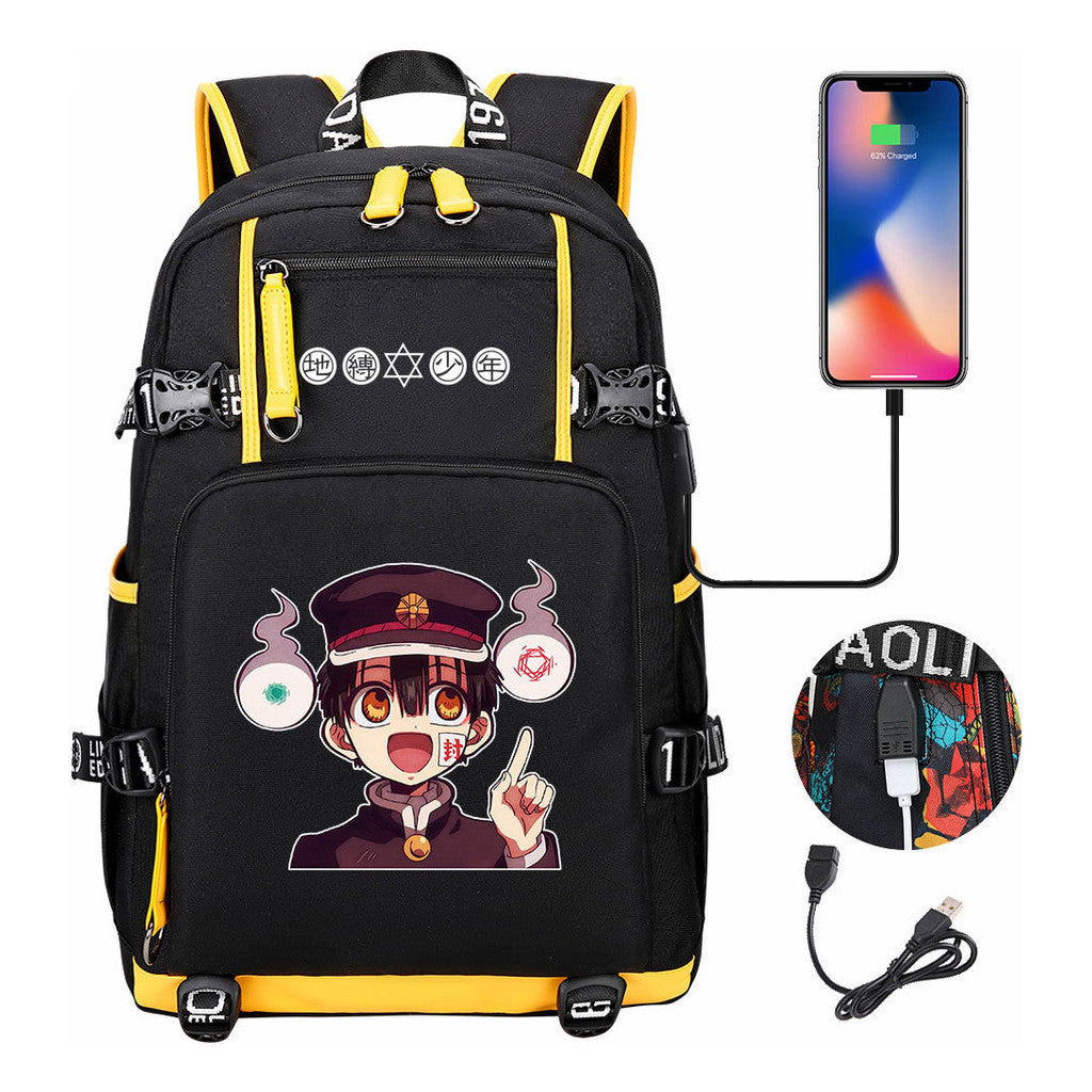 Usb Large Capacity Youth Student Backpack For Men And Women's Leisure Travel Backpack