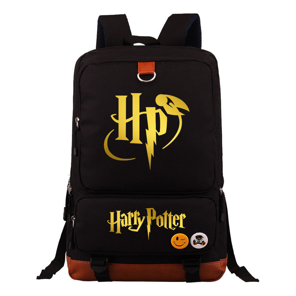 Golden Magic School Youth Student School Bag Large Capacity Travel Bag Men's And Women's Backpack
