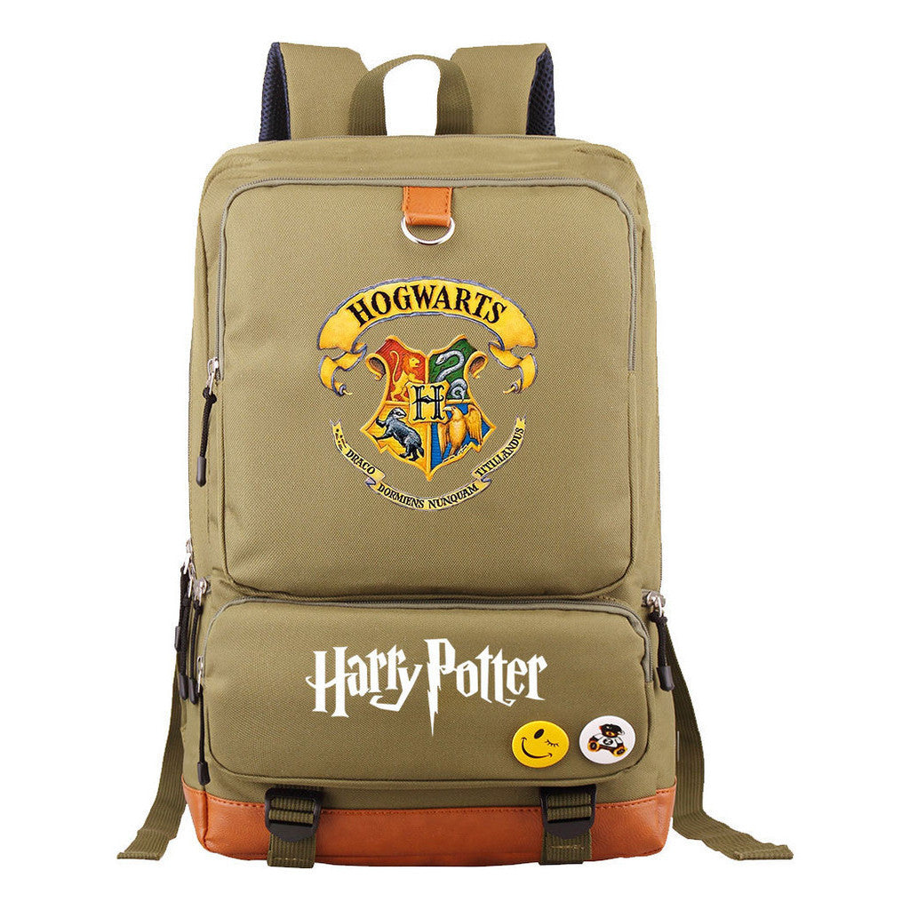 School Of Witchcraft And Wizardry Youth Student School Bag Large Capacity Travel Bag Men's And Women's Backpack