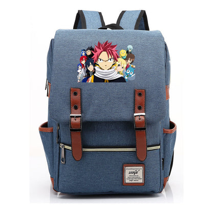 Printed Schoolbags For Men And Women Leisure Belt Buckle Classic Backpack