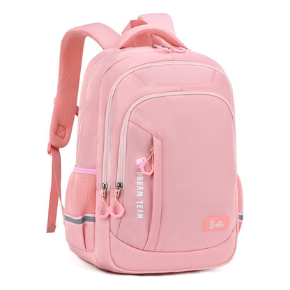 School Bag, Student Girl Leisure Backpack, Spine Protector, Lightweight Bag