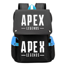 Apex Hero Print Usb Charging Cap Head Style Student School Bag Casual Backpack