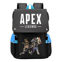 Apex Hero Print Usb Charging Cap Head Style Student School Bag Casual Backpack