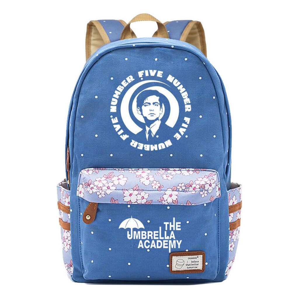 Printed Teenage Girls Backpack, Fashionable And Casual Backpack