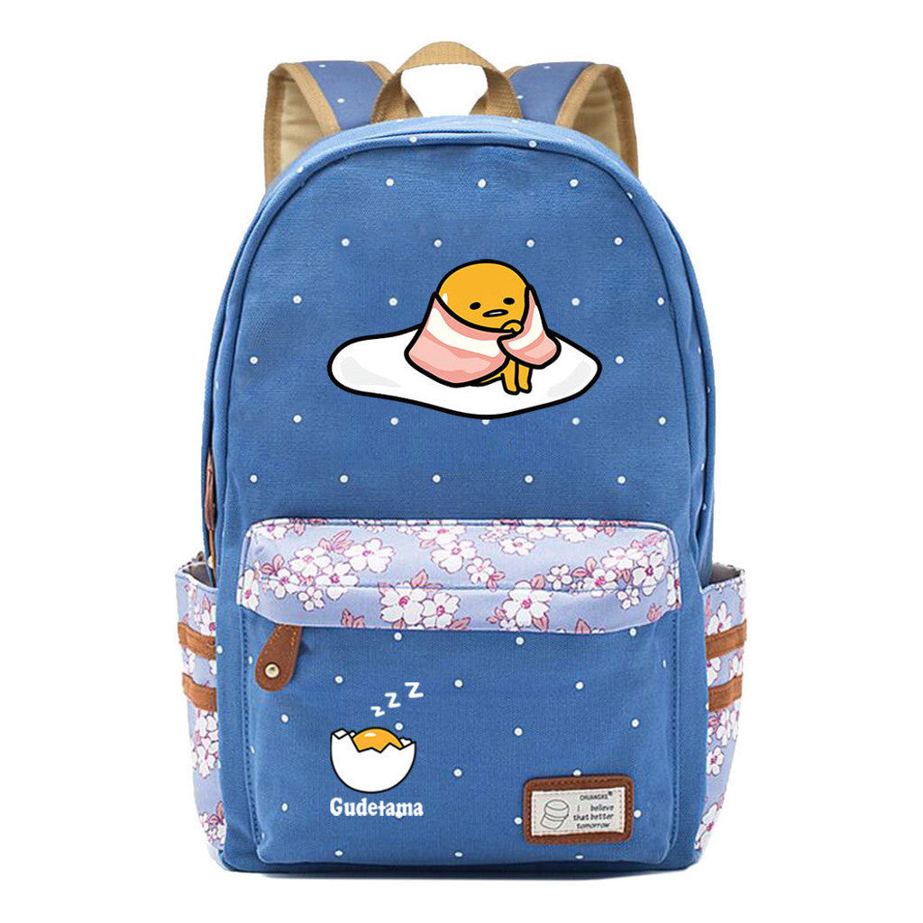 Riman Egg Yolk Student School Bag Leisure Backpack