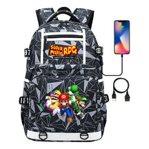 Super Mario Printed Backpack For Men And Women, Casual Travel Backpack