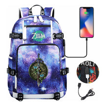 Printed Student Backpack For Men And Women With Large Capacity Leisure Travel Backpack