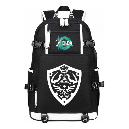 Printed Teenage Student Backpack For Men And Women's Leisure Travel Backpack