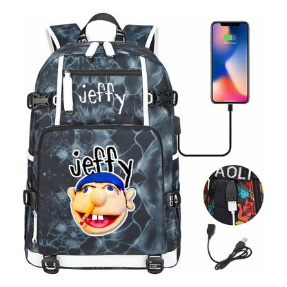 Printed Teenage Student Backpack, Men's And Women's Backpacks, Leisure Travel Backpacks