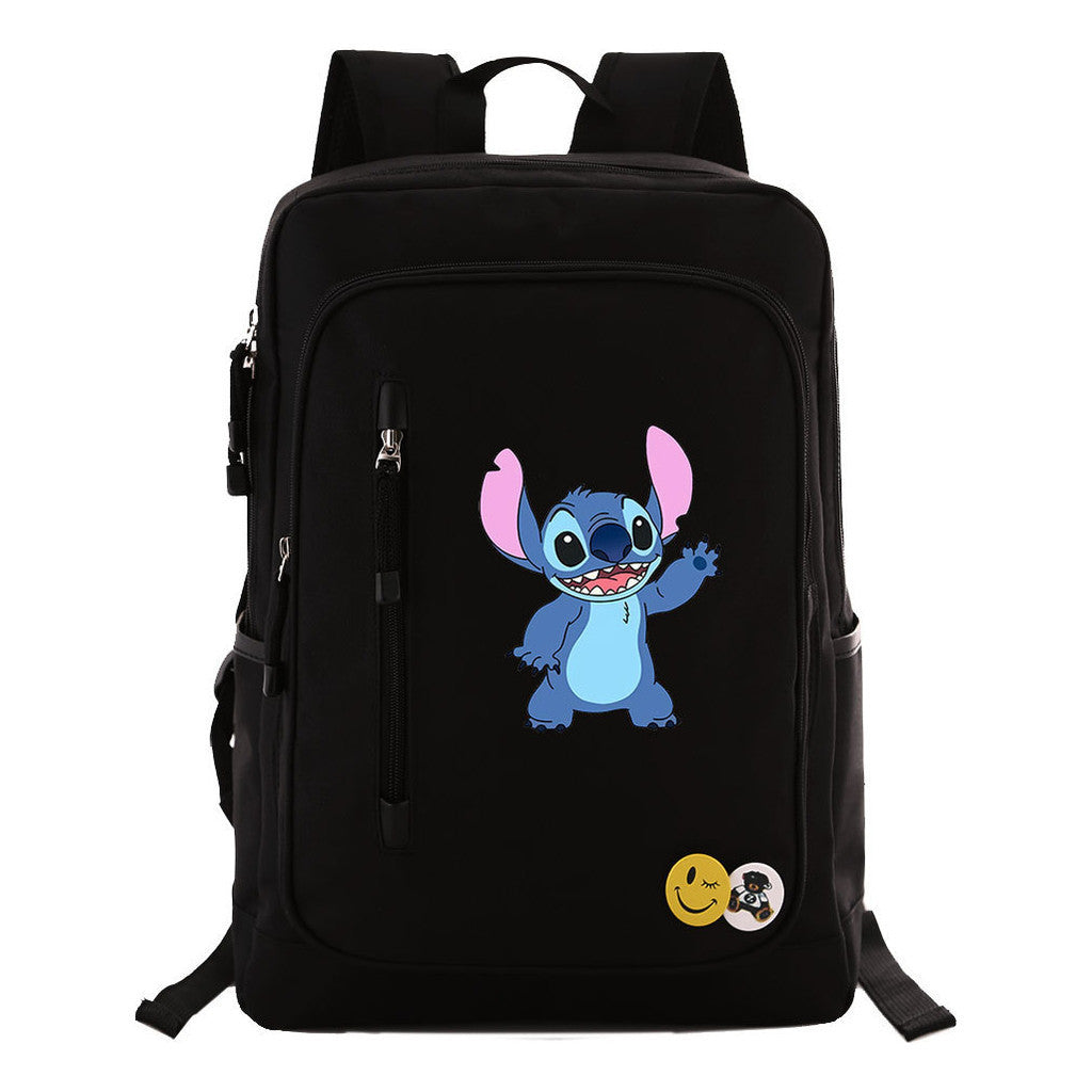 Sports Football Star Printed Youth Student Backpack Men And Women's Leisure Travel Backpack