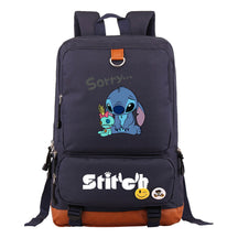 Anime Star Baby Stitch Printed Youth Student School Bag Travel Bag Backpack Travel Backpack