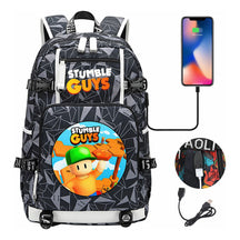 Usb Printed Student Backpack For Men And Women's Leisure Travel Backpack