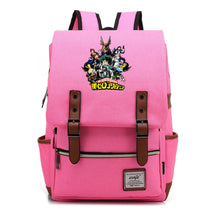 Anime My Heroes Academy Printed Student School Bag For Men And Women Leisure Belt Buckle Classic Backpack