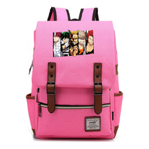 Anime My Heroes Academy Printed Youth Student Backpack Men's And Women's Leisure Belt Buckle Classic Backpack