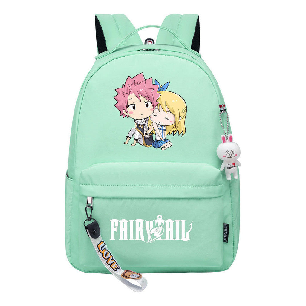 Printed Teenage Student Backpack, Casual Bag, Girl Backpack