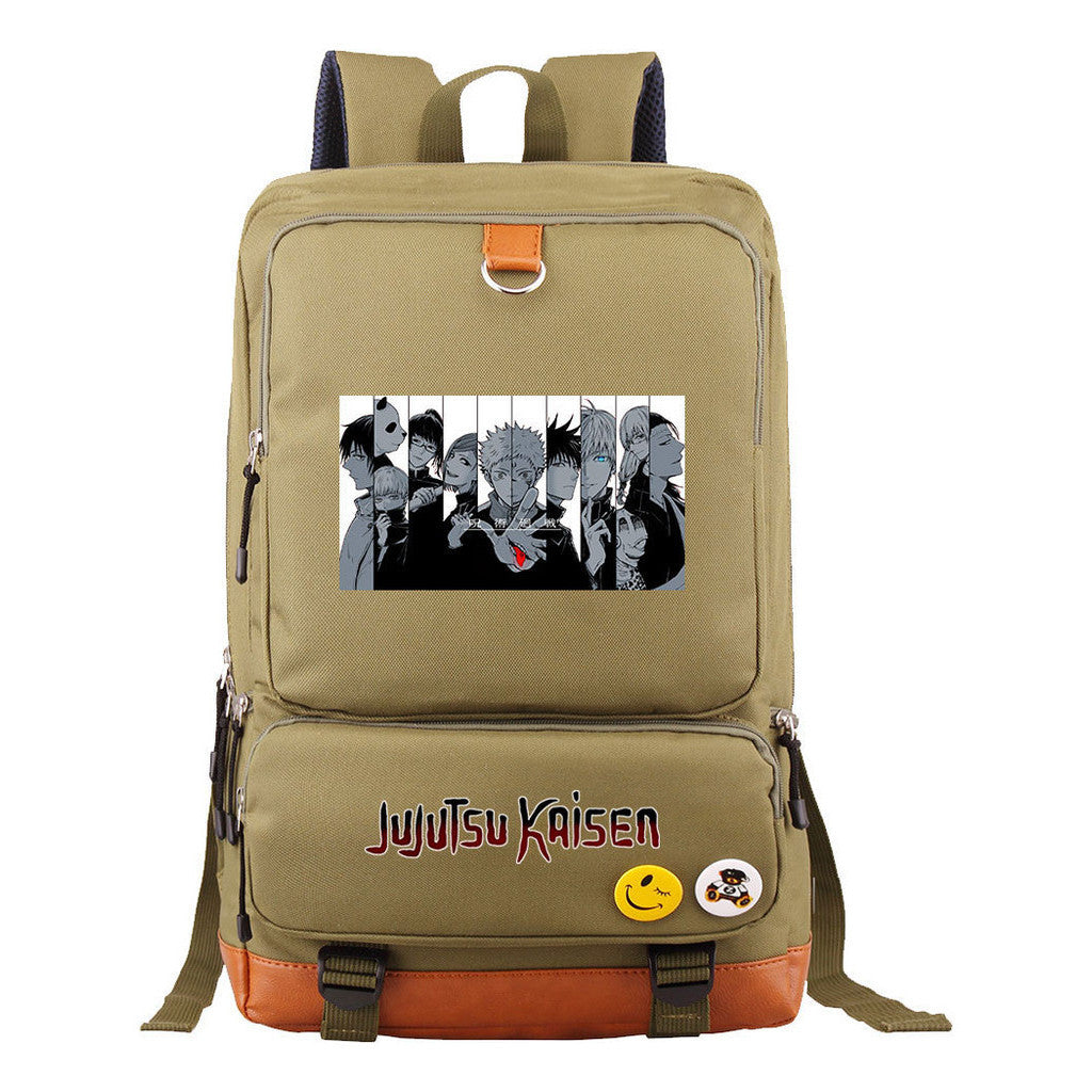 Cartoon And Manga Teenage Student Backpack, Men's And Women's Backpack, Travel Bag