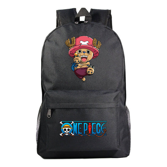 Anime One Piece Print Joba Youth School Bag Men's And Women's Leisure Backpack