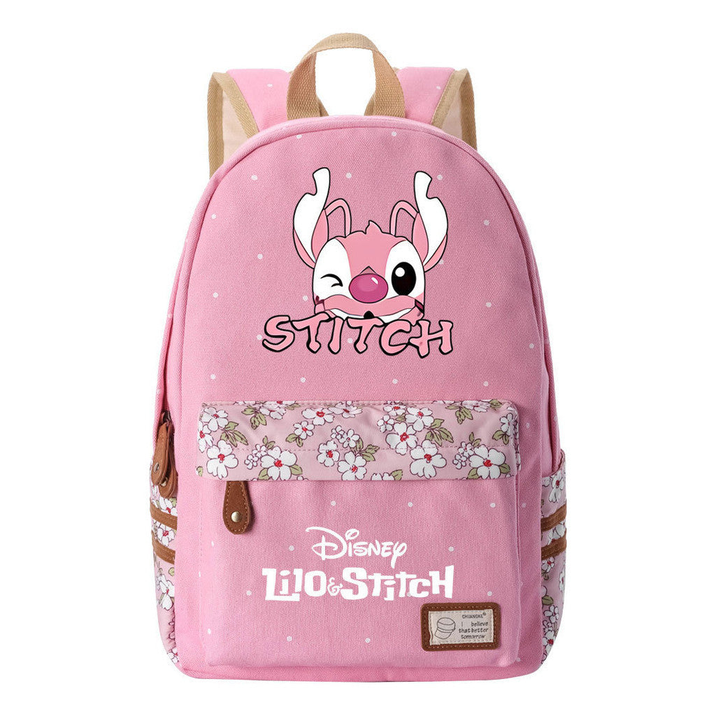Printed Teenage Student Backpack For Men And Women's Leisure Backpack
