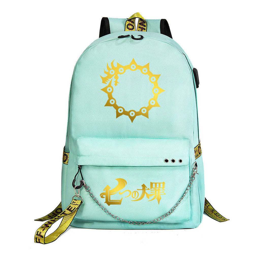 Usb Youth Student Backpack For Boys And Girls Leisure Travel Backpack