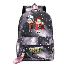 Cartoon Strange Town Youth Student School Bag Men's And Women's Leisure Travel Backpack