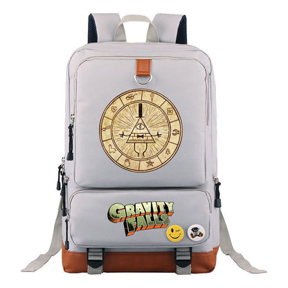 Strange Town Youth Student School Bag Large Capacity Travel Bag Men's And Women's Backpack