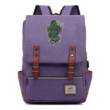School Of Witchcraft And Wizardry Youth Student Backpack Usb Leisure Belt Buckle Backpack