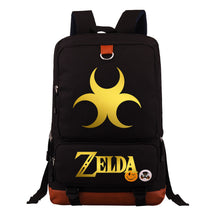 Golden The Legend Of Zelda Printed Schoolbags For Young Students, Large-capacity Travel Bags, Backpacks For Men And Women.