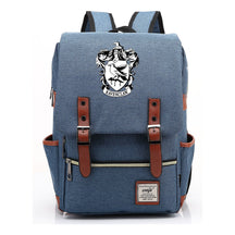 School Of Witchcraft And Wizardry Printed Youth School Bag Casual Belt Buckle Classic Backpack 38*27*12.5cm