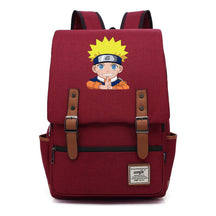 Naruto Printed Teenage Student Backpack For Men And Women, Casual Belt Buckle, Classic Backpack 38*27*12.5cm