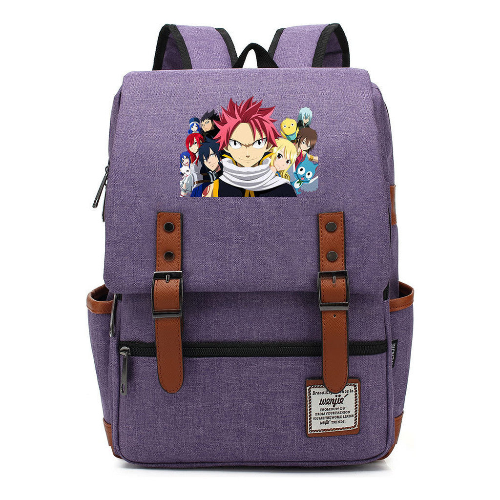 Printed Schoolbags For Men And Women Leisure Belt Buckle Classic Backpack