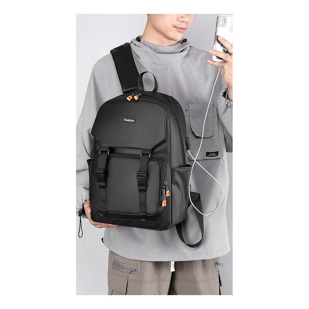 Usb Backpack, Large Capacity Leisure Backpack, Business Computer Bag, Minimalist Travel Bag