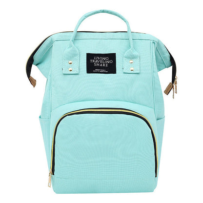 Mother And Baby Bag, Simple And Large Capacity, Portable Backpack, Multifunctional, Fashionable, Casual Backpack, Mommy Bag