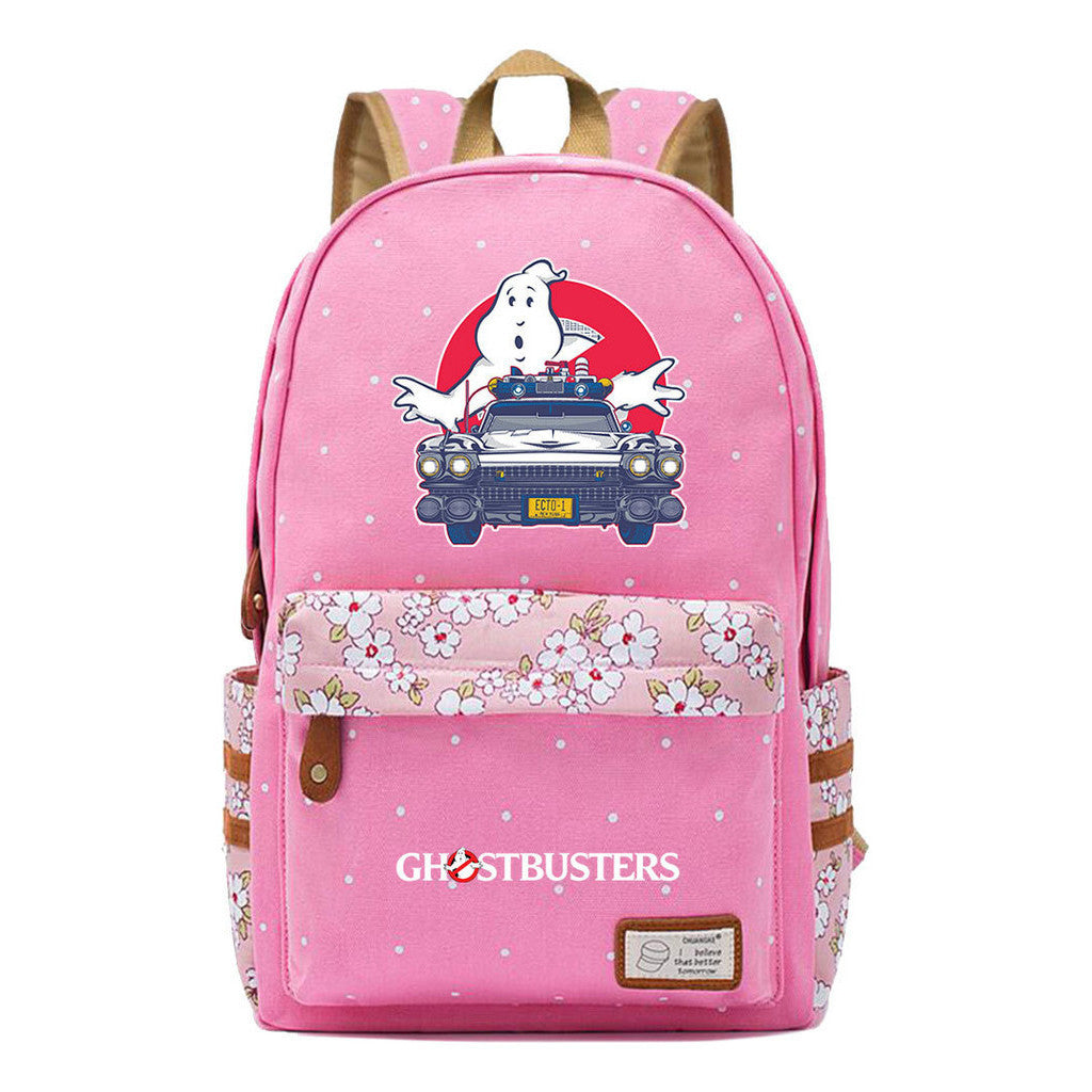 Devil Print Girl Backpack, Fashionable And Casual Backpack