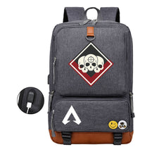Apex Hero Print Usb Student Backpack Casual Backpack