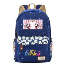 Beautiful Girl Warrior Student Backpack, Floral Casual Backpack