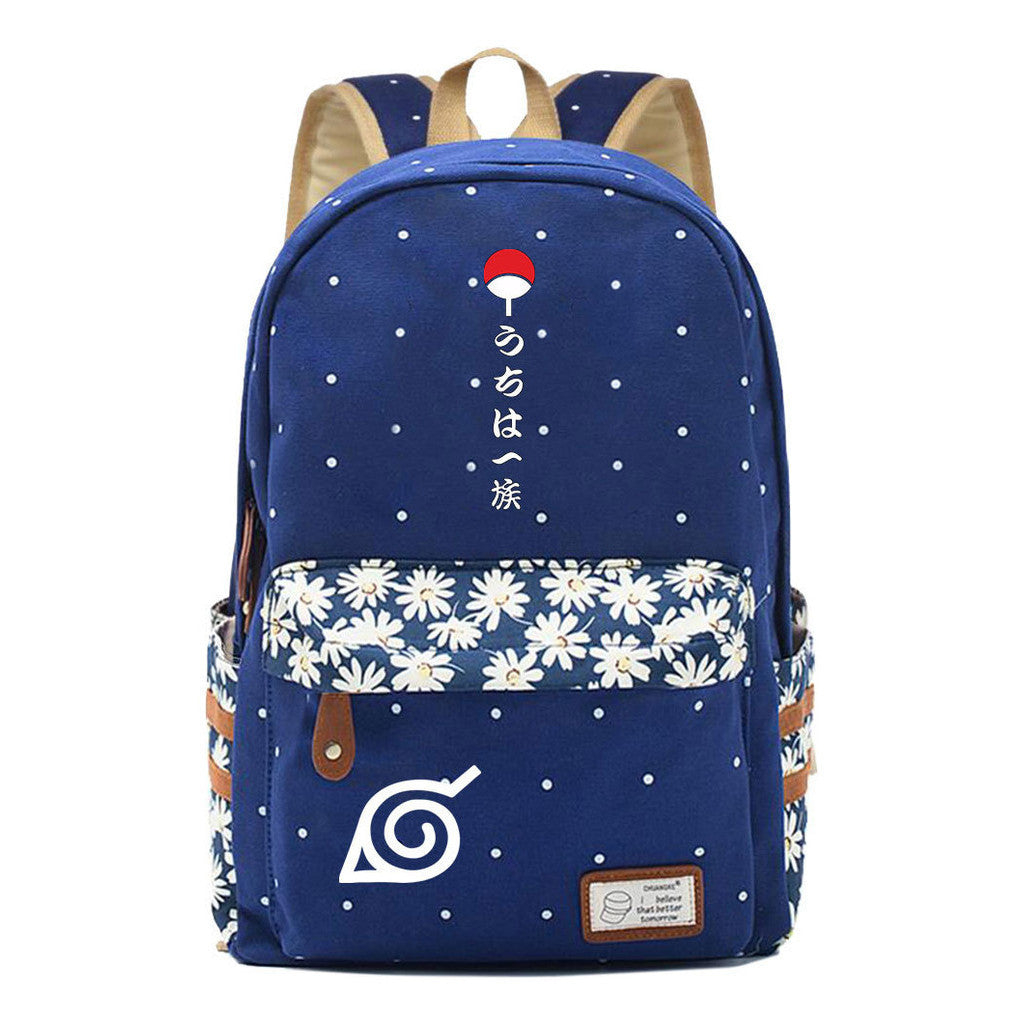 Naruto Youth Student School Bag Fashion Casual Backpack