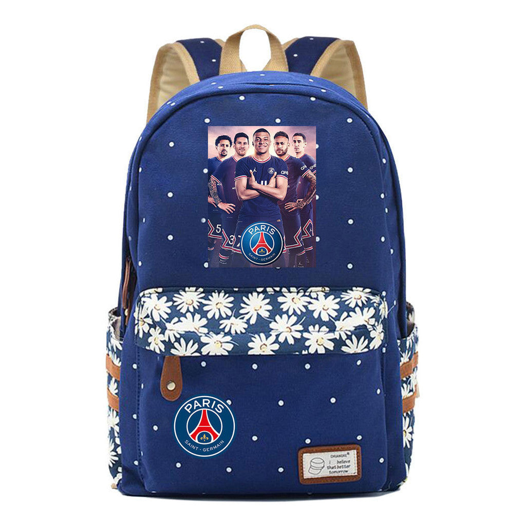 Printed Teenage Student Backpack, Fashionable Men's And Women's Casual Backpack