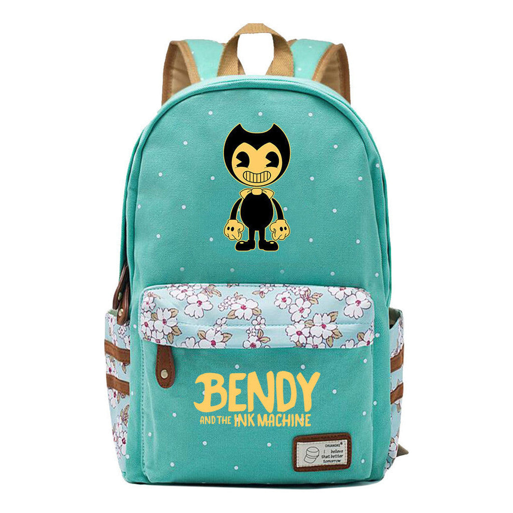 Game Bandy And Impression Machine Youth Student School Bag Fragmented Flower Men's And Women's Backpack