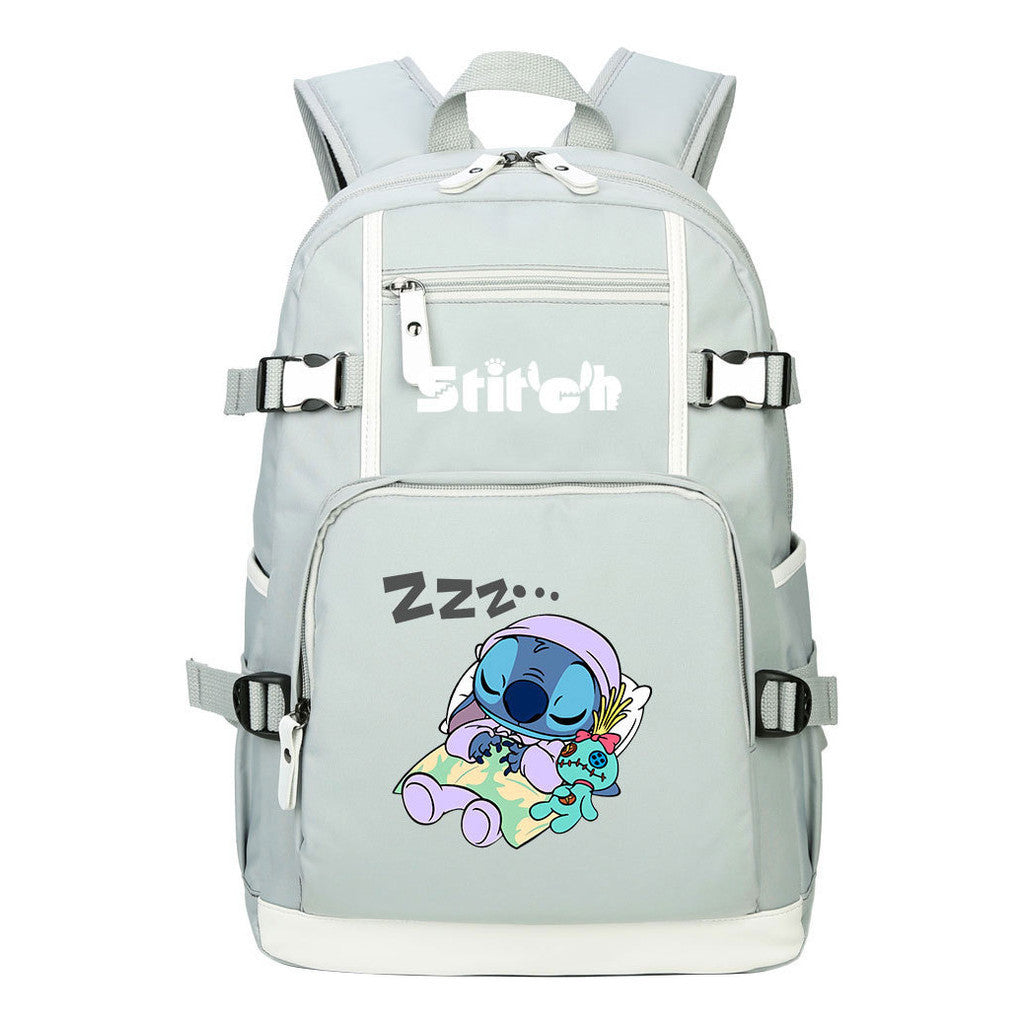 Printed Teenage Student Backpack, Leisure Travel Backpack