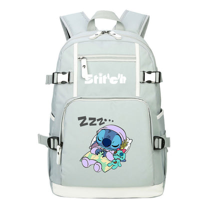 Printed Teenage Student Backpack, Leisure Travel Backpack