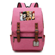 Anime My Heroes Academy Printed Youth Student Backpack Men's And Women's Leisure Belt Buckle Classic Backpack