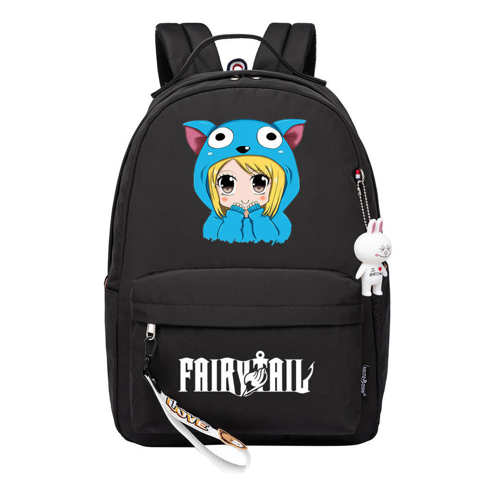 Printed Teenage Student Backpack, Casual Bag, Girl Backpack