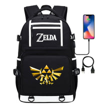Legend Of Zelda Printed Usb Youth Student Backpack Men's And Women's Backpack Leisure Travel Bag