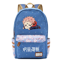 Cartoon Spell Battle Youth Girls Student School Bag Men's And Women's Leisure Canvas Backpack