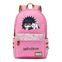 Cartoon Teenage Girl Student Backpack Casual Canvas Backpack