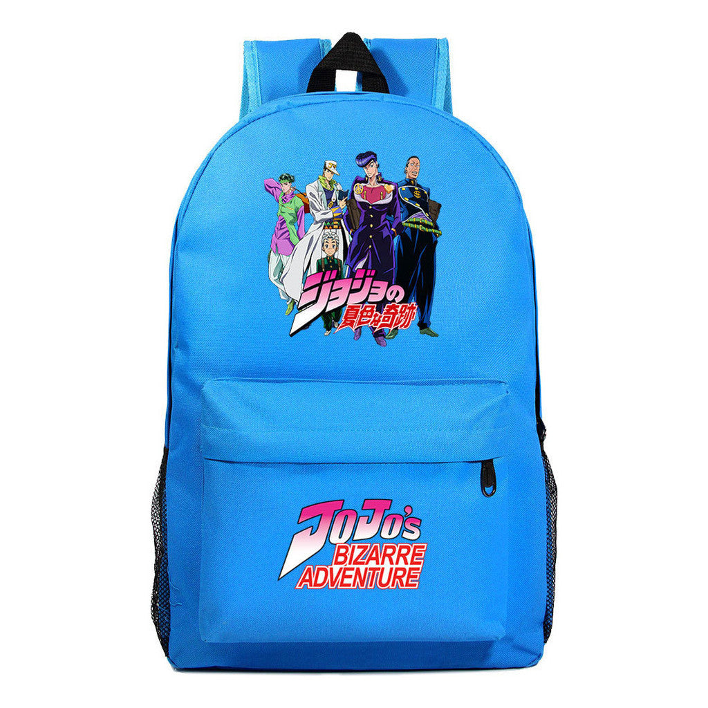 Cartoon Anime Jojo's Wonderful Adventure Print Student Backpack Casual Backpack